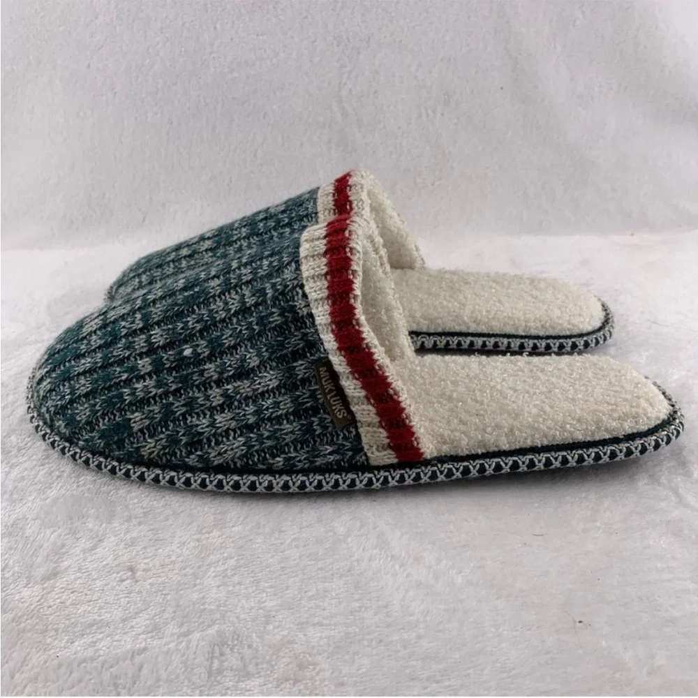 Muk Luks Slippers Mens Large 12-13 With Matching Bottle Sweater Gift For Man New